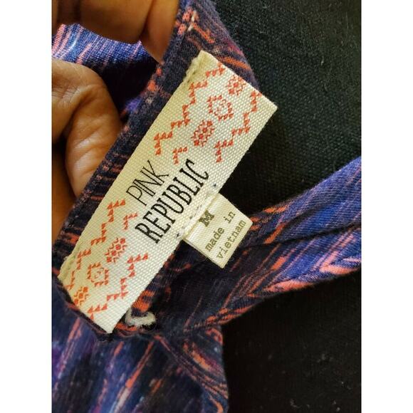 Pink Republic Beautiful Boho Maxi Sleeveless Dress Size Medium - Picture 8 of 12